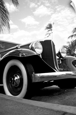 United States, Florida, Miami, Art Deco district, vintage car