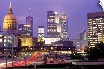 United States, Georgia, Atlanta, View of the city