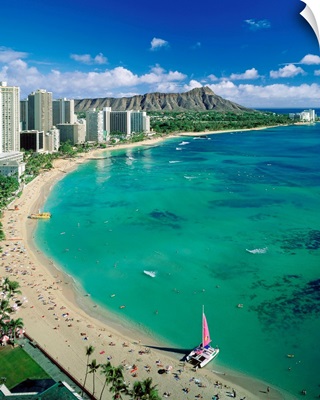 United States, Hawaii, Honolulu, Waikiki Beach