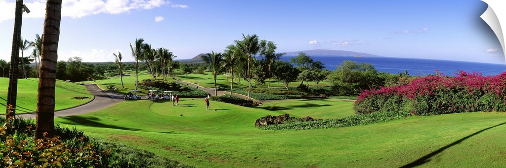 United States, Hawaii, Maui island, Wailea Blue Golf course