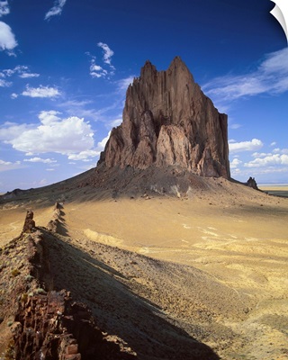 United States, New Mexico, Shiprock Mountain