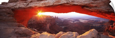 United States, Utah, Canyonlands National Park, Mesa Arch, sunrise