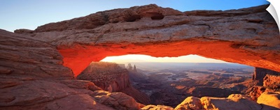United States, Utah, Canyonlands National Park, Mesa Arch, sunrise
