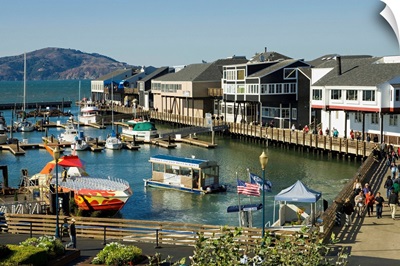 USA, California, San Francisco, Pier 39, Fishermans Wharf