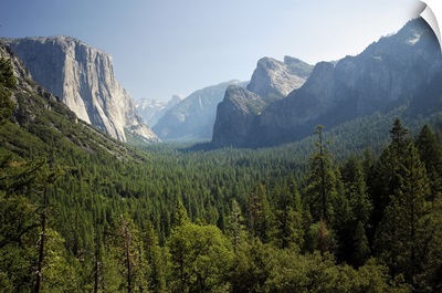 USA, California, Yosemite National Park, Tunnel View, Yosemite Valley