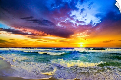 Beautiful Sunset Sea Beach Photography Prints 127