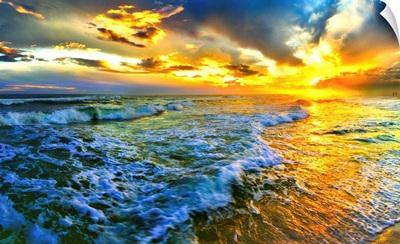 Golden Sunset Seascape