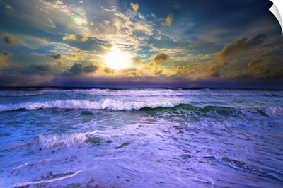 Sunrise Seascape Photography Blue Sea
