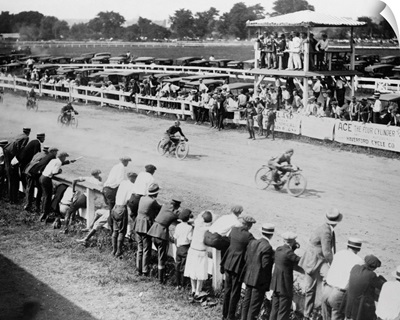 1920's motorcycle race, in the Washington D.C. area