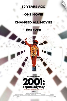 2001: A Space Odyssey, US Poster For 2018 Re-Release, 1968
