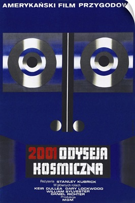 2001: A Space Odyssey - Vintage Movie Poster (Polish)