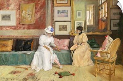 A Friendly Call, by William Merritt Chase, 1895