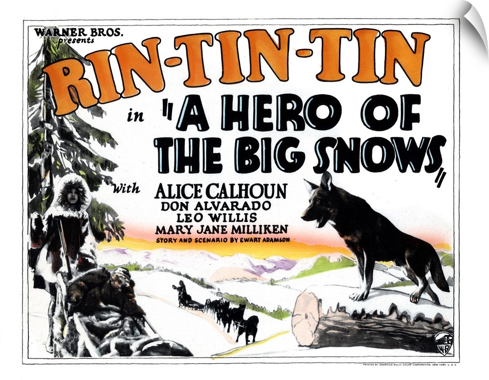 A Hero Of The Big Snows, Rin Tin Tin, 1926.