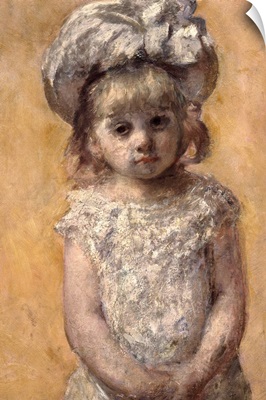 A Little Girl or The Lace Dress, By American impressionist Mary Cassatt, c. 1870-1910