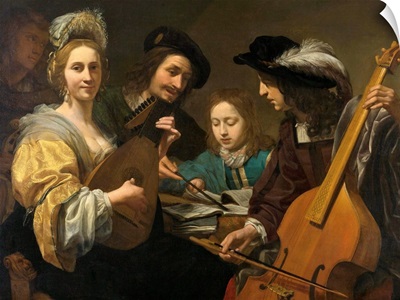 A Musical Party, by Gerard van Kuijl, 1651