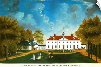 A View of Mount Vernon, by Anonymous painter, 1792