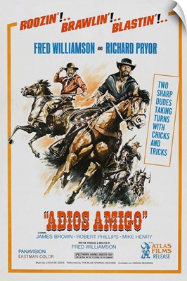 Adios Amigo - Vintage Movie Poster