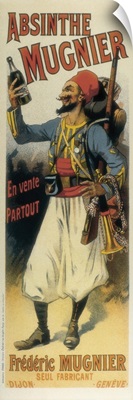 Advertisement sign for absinthe Mugnier, 1895. Poster