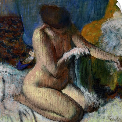 After the Bath, c. 1880-89, Pastel by French Impressionist Edgar Degas