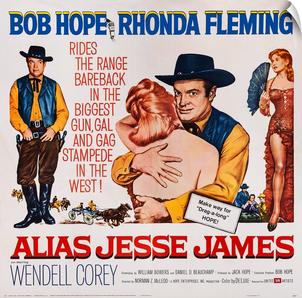 Alias Jesse James, Bob Hope, Rhonda Fleming, 1959