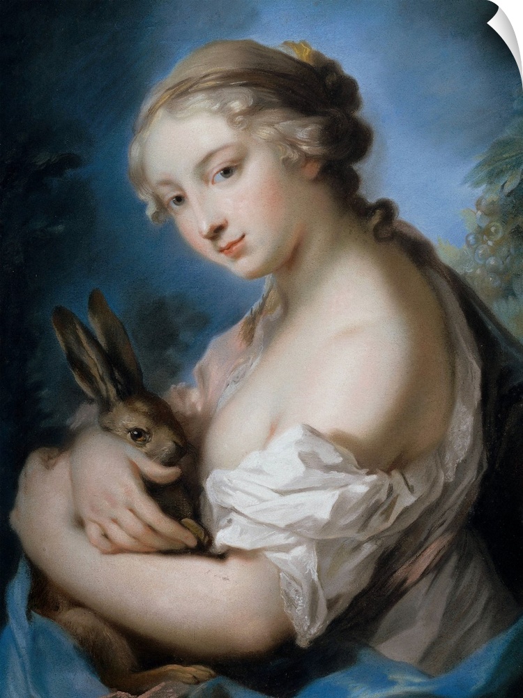 Carriera Rosalba, Allegory of Autumn, 1726 - 1727, 18th Century, pastel on paper, Private collection (602631) Everett Coll...