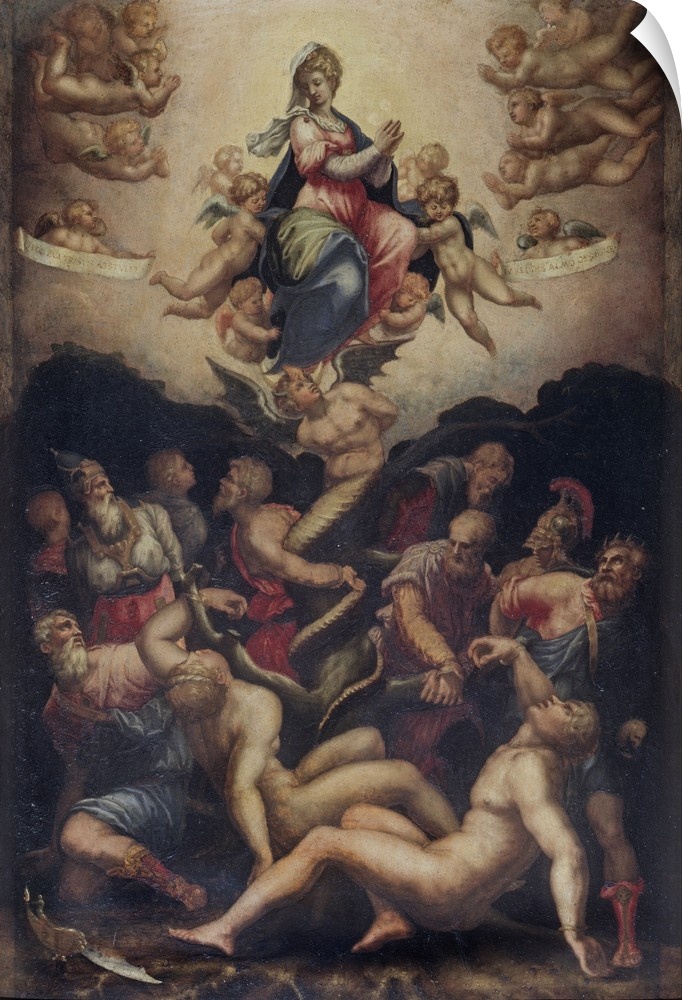 Allegory of the Conception (La Concezione di Nostra Donna), by Giorgio Vasari, 1541, 16th Century, tempera on wood