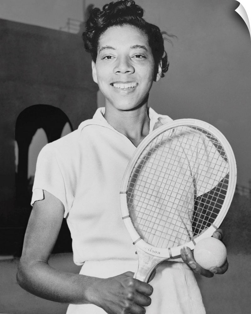 Althea Gibson was the first African American to play in the U.S. Open Tennis Tournament in 1950. The 23 year old lost her ...