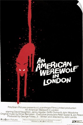 An American Werewolf in London - Vintage Movie Poster
