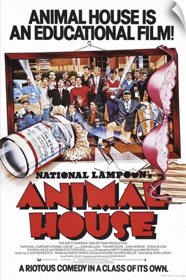 Animal House, British Poster Art, 1978