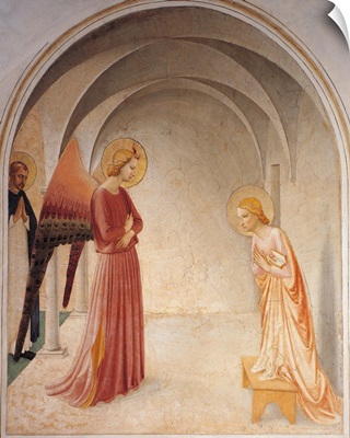 Annunciation, By Beato Angelico, 1438-1446. Florence, Italy