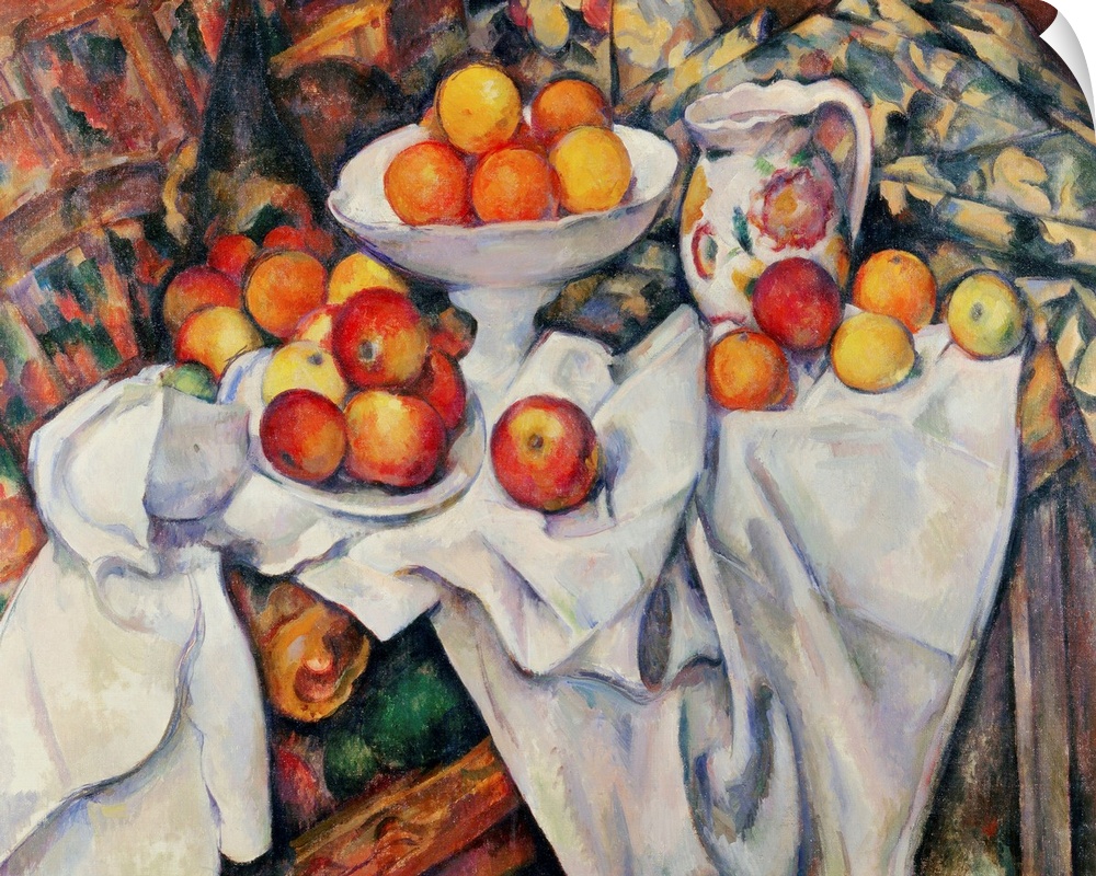 1401 , Paul Cezanne (1839-1906), French School. Apples and Oranges. Circa 1899. Oil on canvas.