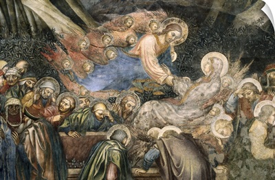 Assumption of Mary. 1406-1408. By Taddeo Bartolo. Public Palace, Siena, Italy