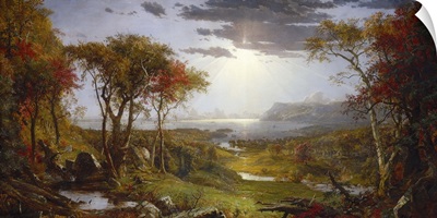 Autumn-On the Hudson River, by Jasper Francis Cropsey, 1860