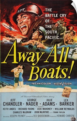 Away All Boats, US Poster Art, 1956