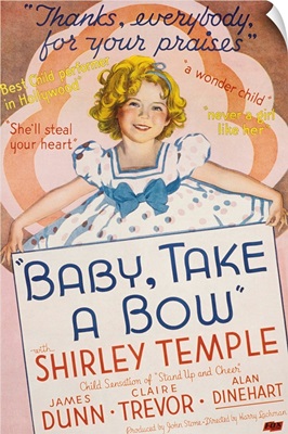 Baby, Take A Bow - Vintage Movie Poster