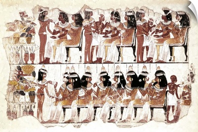 Banquet Scene, Egyptian art