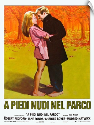 Barefoot In The Park, Italian Poster Art, 1967