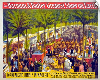 Barnum and Bailey Circus - Vintage Poster