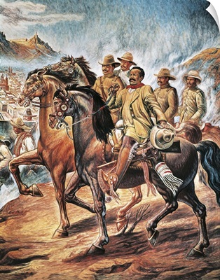 Battle of Zacatecas, Pancho Villa and his troops