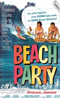 Beach Party - Vintage Movie Poster