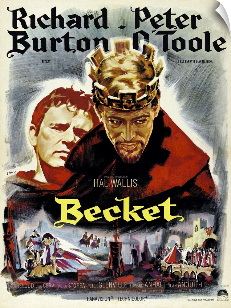 Becket, From Left, Richard Burton, Peter O'Toole, 1964.