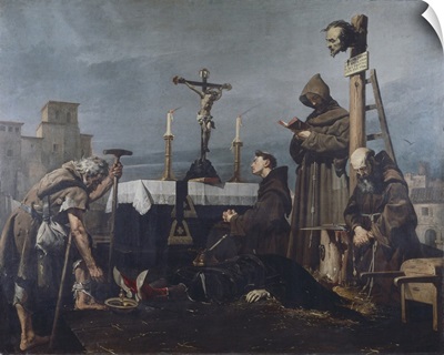 Beheading of Don Alvaro in the Plaza Mayor of Valladolid on June 3, 1453