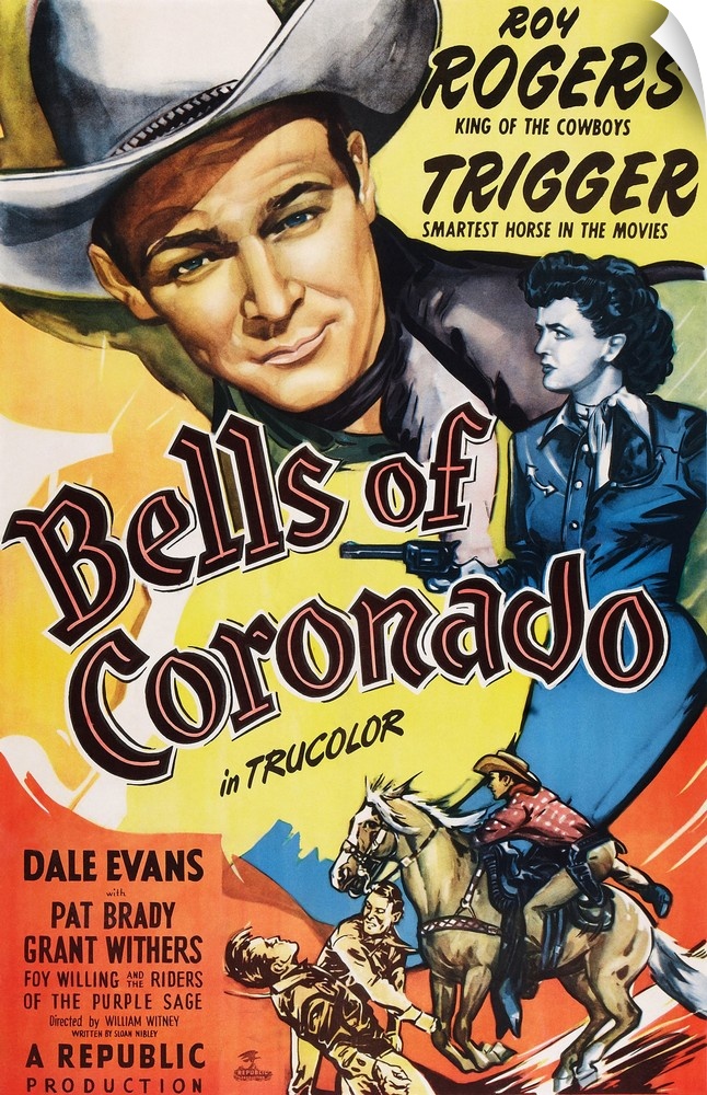 Bells Of Coronado, US Poster Art, From Left: Roy Rogers, Dale Evans, 1950.