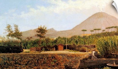 Below Vesuvius Early in the Morning, Gioacchino Toma, 1882