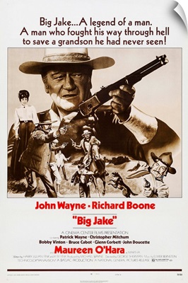 Big Jake - Vintage Movie Poster