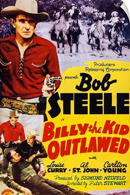 Billy The Kid Outlawed, Poster Art, 1940