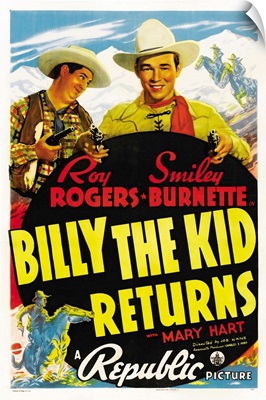 Billy the Kid Returns - Vintage Movie Poster
