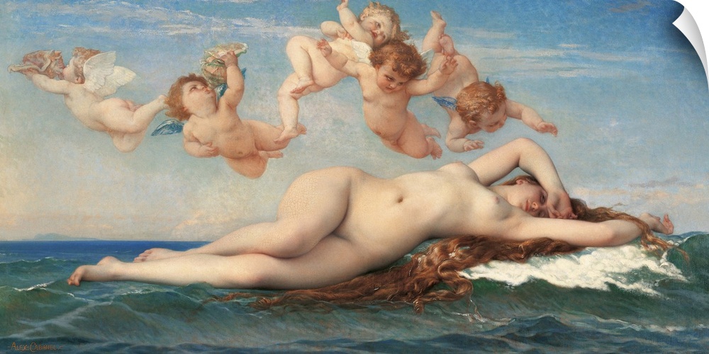 The Birth of Venus, by Unknown Artist, 1863, 19th Century, oil on canvas, - France, Ile de France, Paris, Muse dOrsay. All...