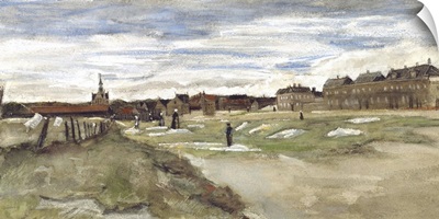 Bleachery at Scheveningen, 1882, Dutch Post-Impressionist painting