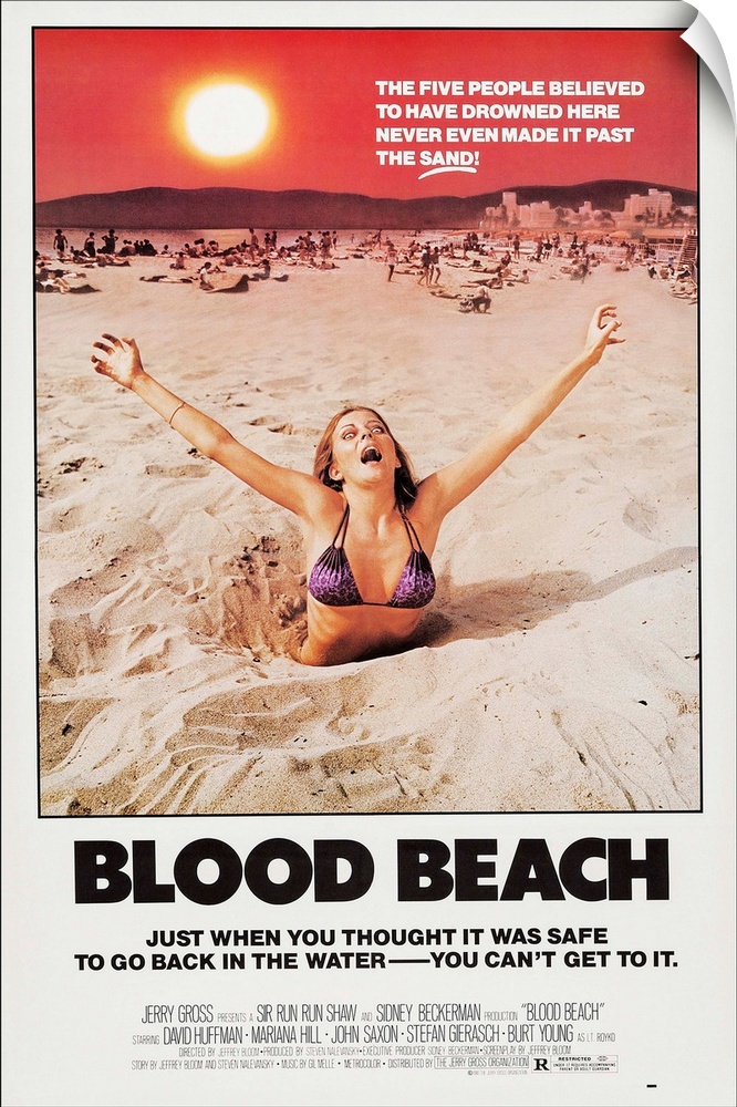 BLOOD BEACH, U.S. poster art, 1980, ..The Jerry Gross Organization/courtesy Everett Collection